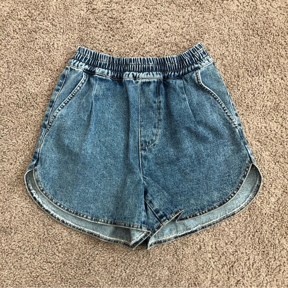 Vera Moda Denim High Waist Pull-On Shorts XS - Picture 1 of 9